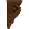 Ekena Millwork 2 1/4"W x 2 1/4"D x 4 1/4"H Extra Small Acanthus Wood Corbel, Cherry CORW02X02X04ACCH - alternate 2